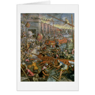La capture de Constantinople en 1204 (huile sur le