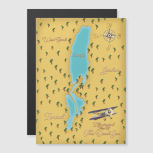 La carte ancienne de la mer Morte