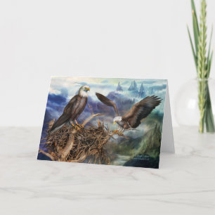 La carte ArtCard de l'aigle