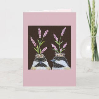 La carte Chickadee Sisters