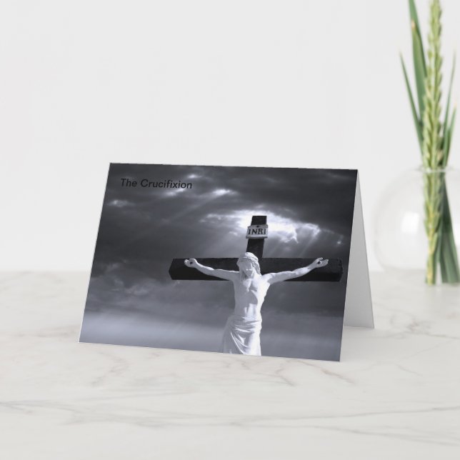 La carte Crucifixion (Devant)