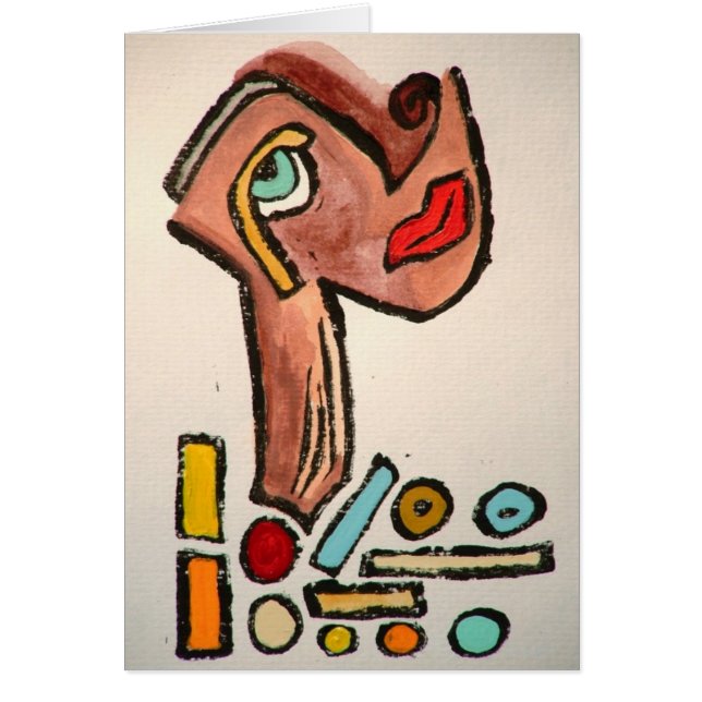 La carte d'art de collier par Augustine (Devant)