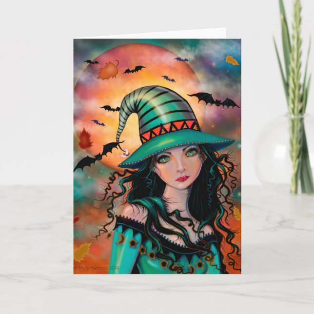 La carte d'art d'imaginaire de Halloween de (Devant)