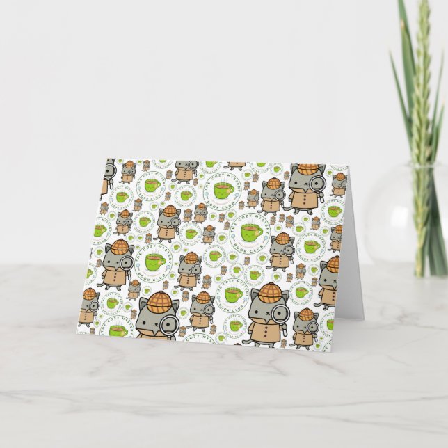 La carte de club de livres de mystère confortable (Devant)