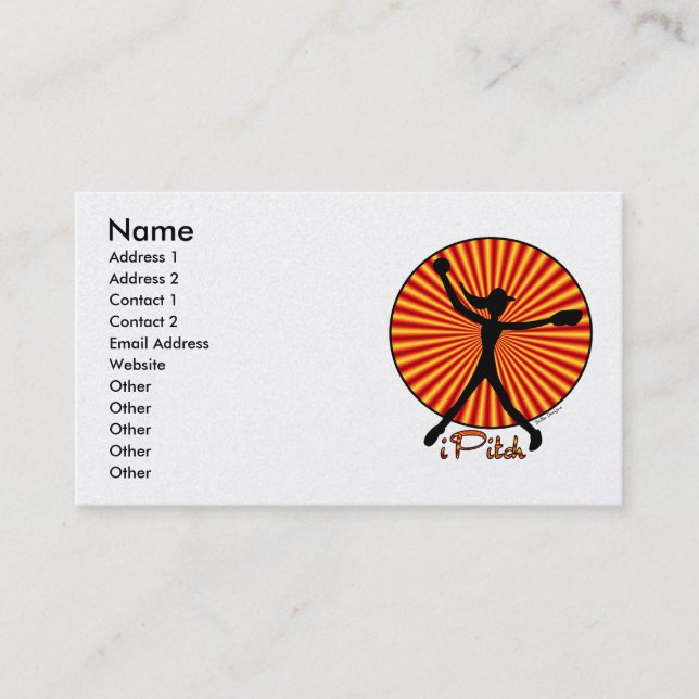 La carte de collection du broc du base-ball de (Devant)