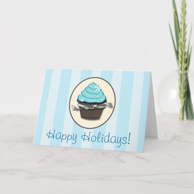 La Carte de Cupcake de Snowflake (Devant)