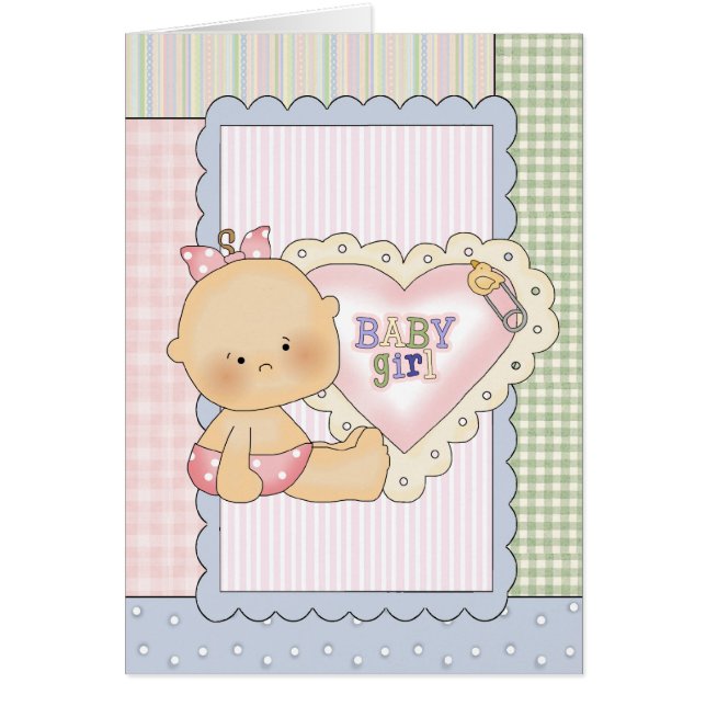 La carte de félicitations de bébé/invitation de (Devant)