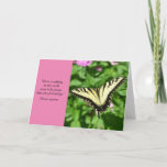 La Carte de Friend Birthday<br><div class="desc">Give this birthday card to one of your truest friends. The cover feobjets a photo of a beautiful butterfly feeding on a summer flower and a quota by theologian and philosopher,  Thomas Aquinas.</div>