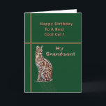 La Carte de Grandson<br><div class="desc">This digital painting of an ocelot is based on a photograph taken at the Buffalo,  New York Zoo.</div>