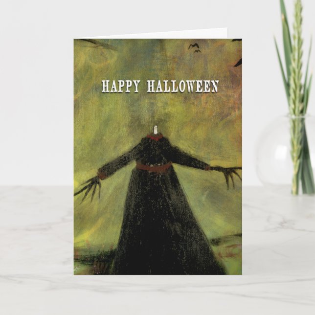 La carte de Halloween de ~ de chasse (Devant)