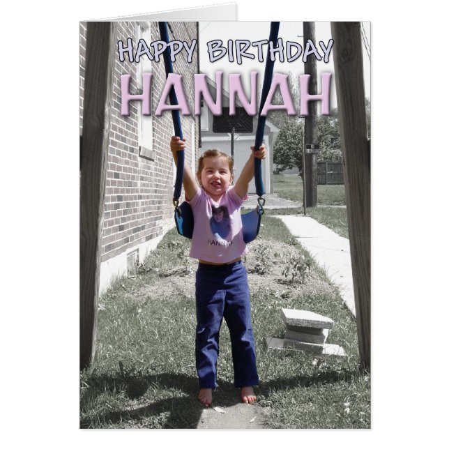 La carte de Hannah (Devant)
