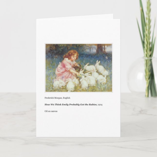 LA CARTE DE JOUR DE LA MÈRE RABIES (Devant)