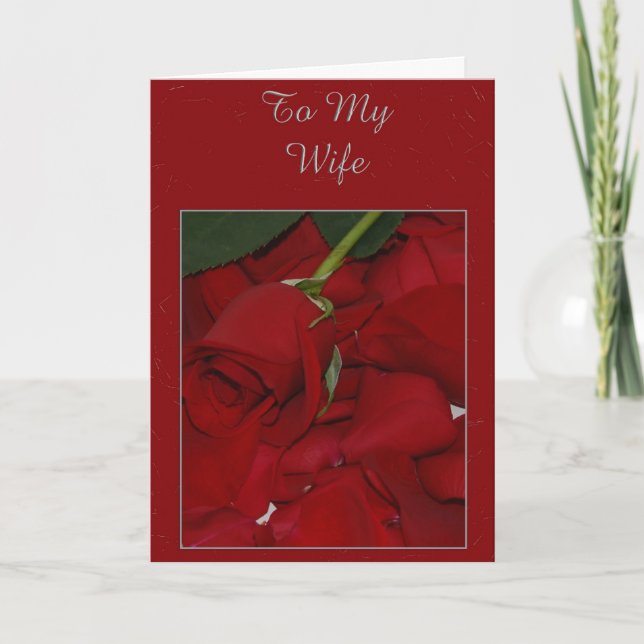La carte de la femme de Valentine (Devant)