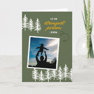 La carte de la fête des pères pour la personne la 