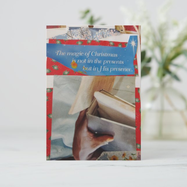 La Carte de Noël (Debout devant)