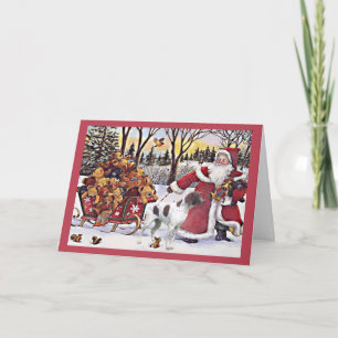 La carte de Noël allemande d'indicateur aux