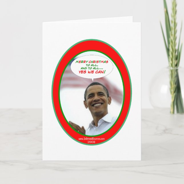 La carte de Noël d'Obama (Devant)