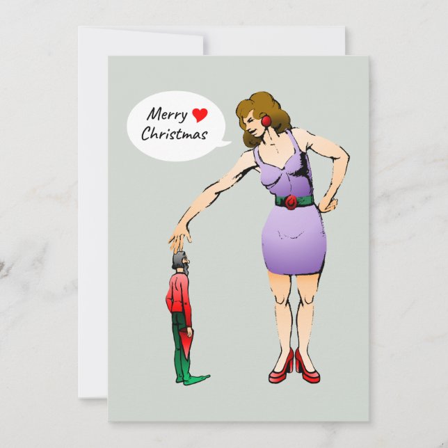 La carte de Noël du petit elfe (Devant)