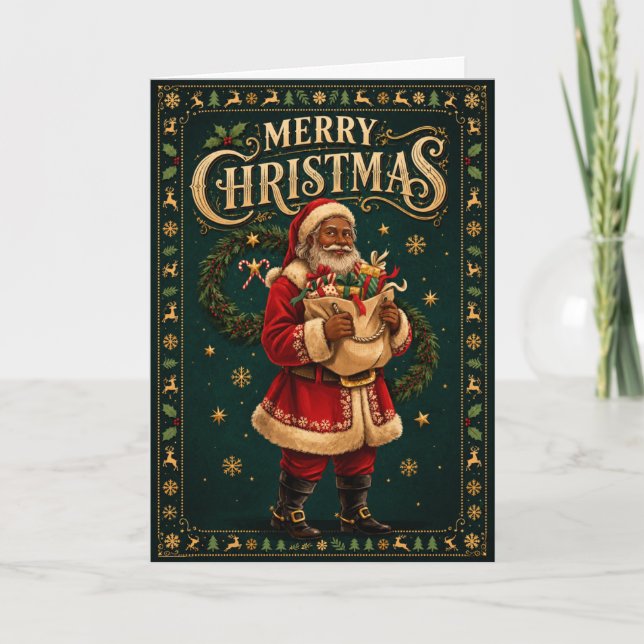 La carte de Noël esprit (Devant)