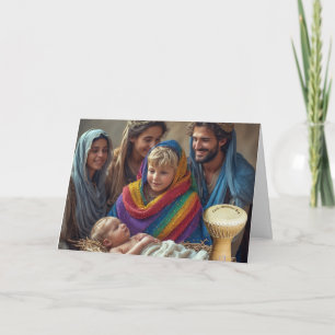 La carte de Noël LGBTQIA+ du Petit Tambourinaire G