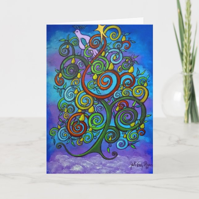 La carte de Noël Lone Partridge (Devant)