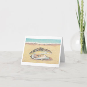 La carte de note d'huître