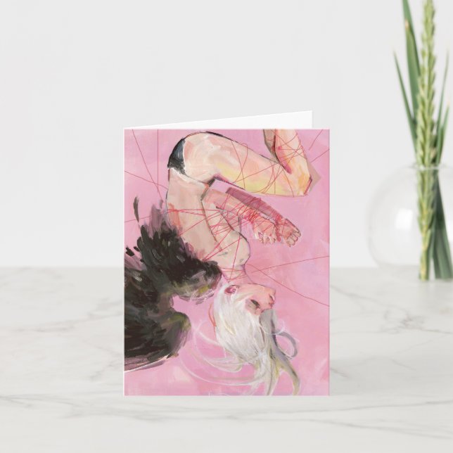 La carte de note tombée (Devant)