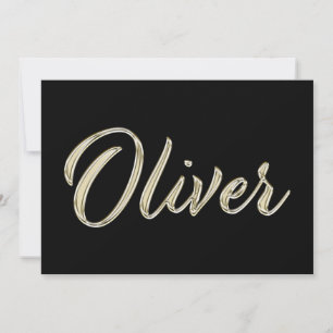 La carte de Oliver White Gold
