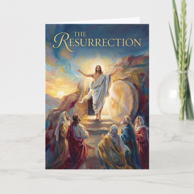La carte de Pâques de la Résurrection (Devant)
