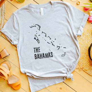La carte de pays des Bahamas T-Shirt Shirt Tee Out
