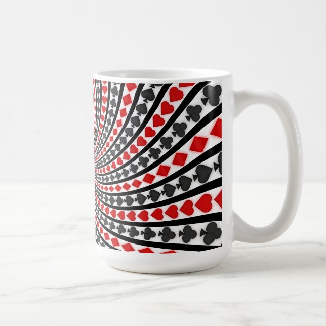 La carte de poker convient à Spiral : Coffee Mug : (Droite)