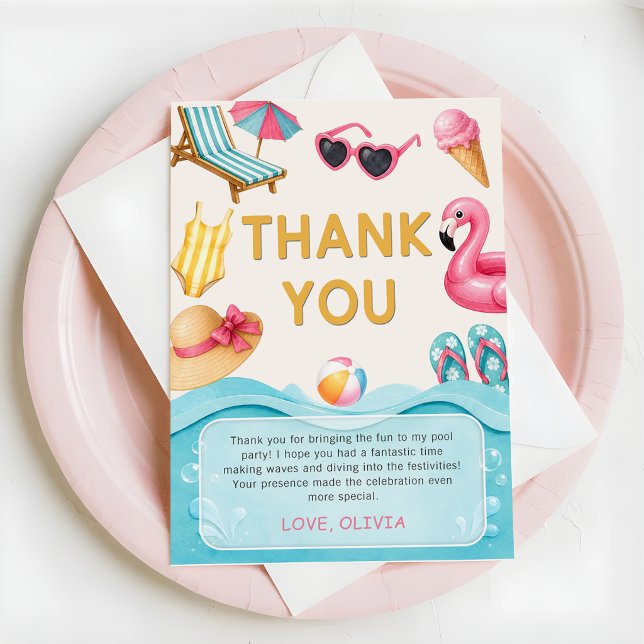 La carte de remerciement d'anniversaire pour la pi (Créateur téléchargé)