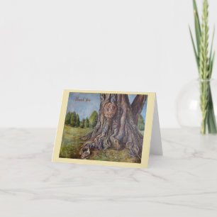 La carte de remerciements des témoins