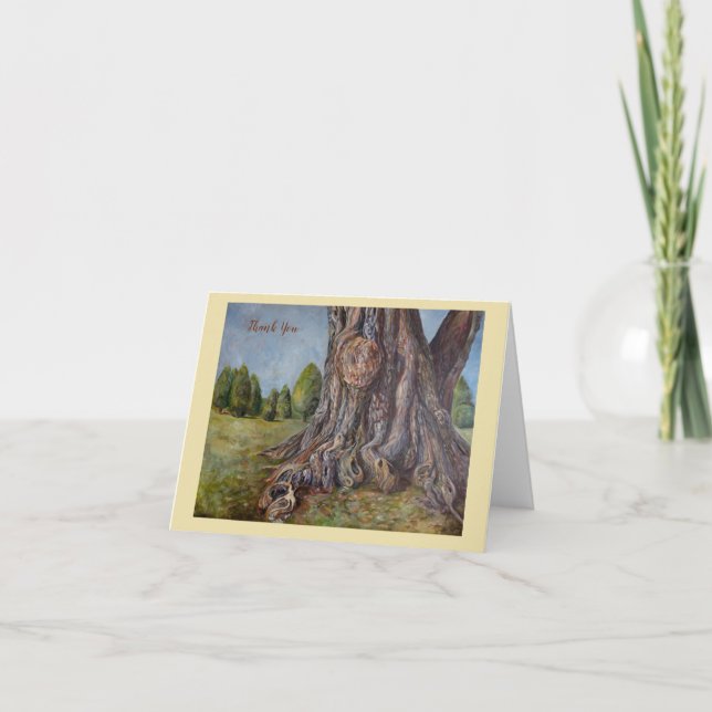 La carte de remerciements des témoins (Devant)