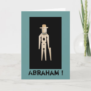 La carte de souhait l'Abraham 50 ans