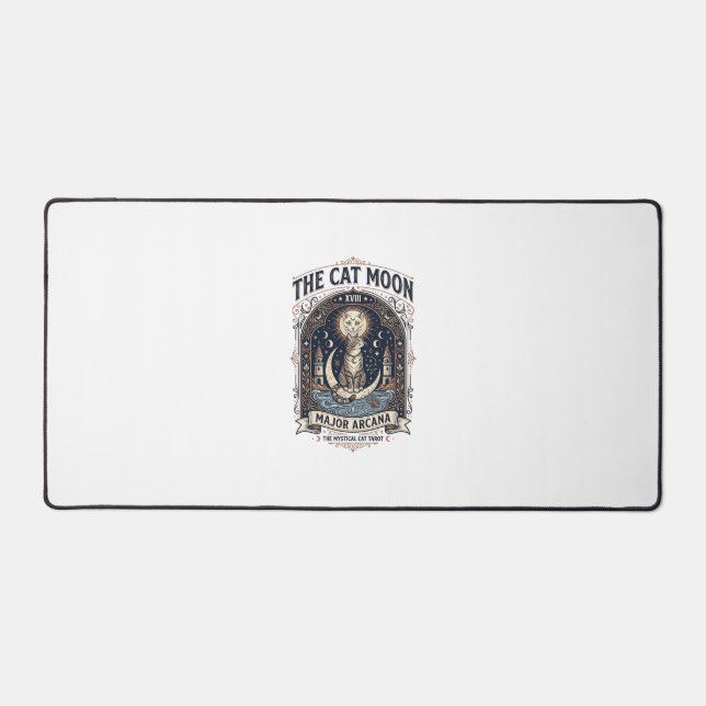 La carte de tarot de chat de lune de chat Majeur A (Recto)