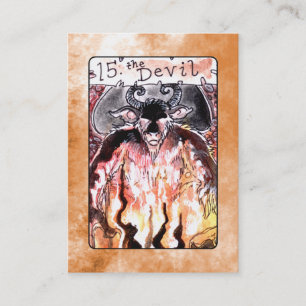 La carte de tarot de diable