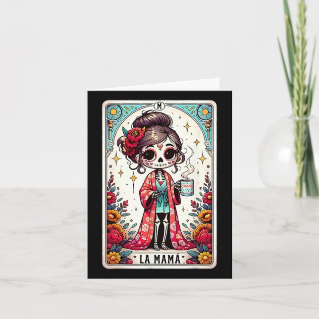 La carte de tarot de la maman drôle de mère mexica (Devant)