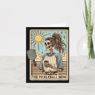 La carte de tarot de la mère de pickleball squelet
