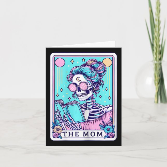La carte de tarot de la mère Skeleton Fête des mèr (Devant)