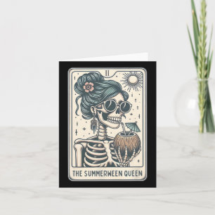 La carte de tarot de la Reine de Summerween
