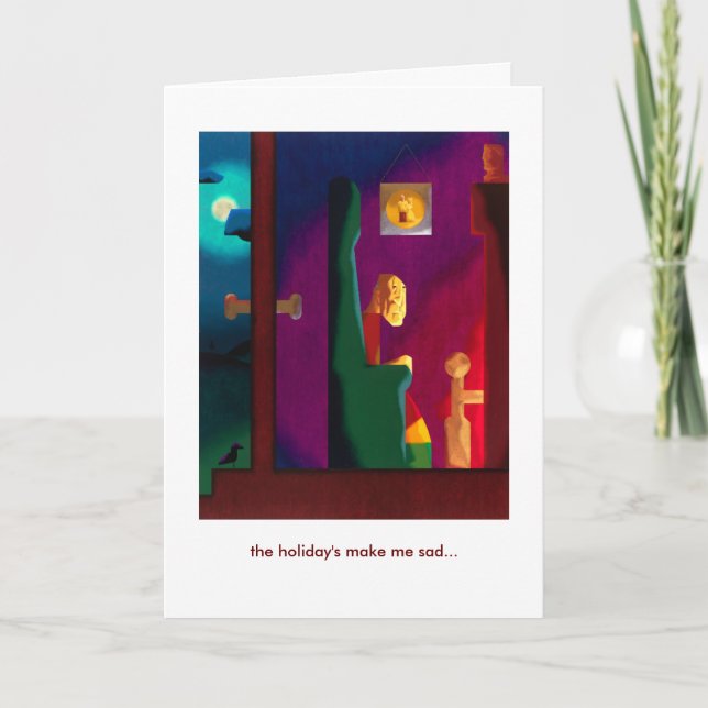 la carte de vacances me rend triste... (Devant)