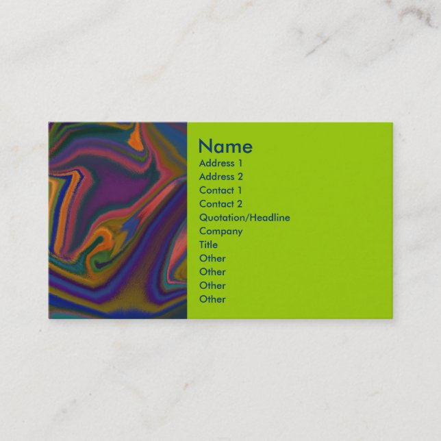 Là carte de visite (Devant)