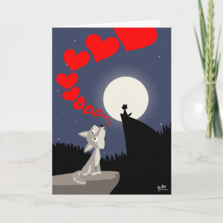 La carte de voeux Call of Love