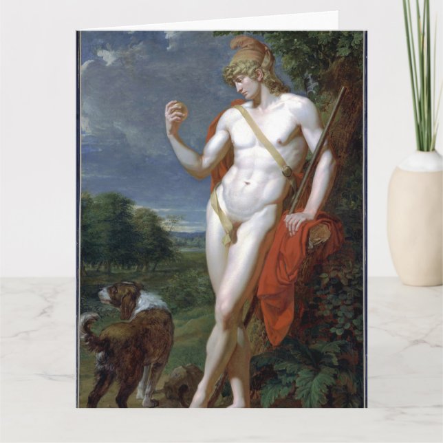 La carte de vœux d'art fin Paris Shepherd (Devant)