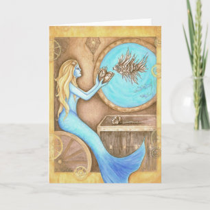 La carte de voeux de coeur de Steampunk