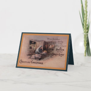 La carte de voeux de Noël