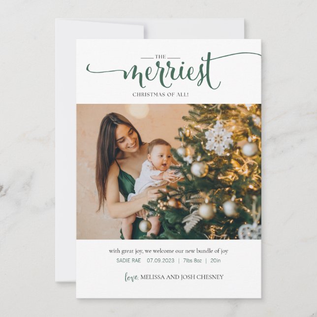 La carte de vœux de Noël la plus joyeuse de toutes (Devant)
