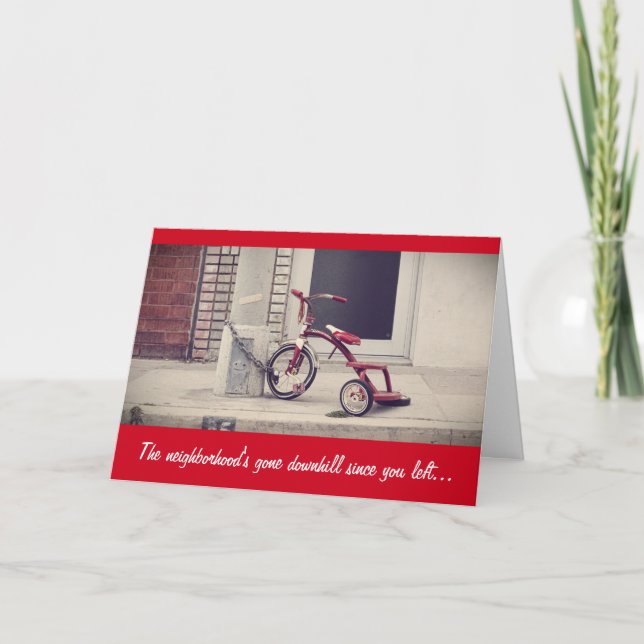 La carte de voeux du quartier en descente (Devant)