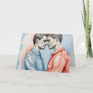 La carte de vœux gay pour couple